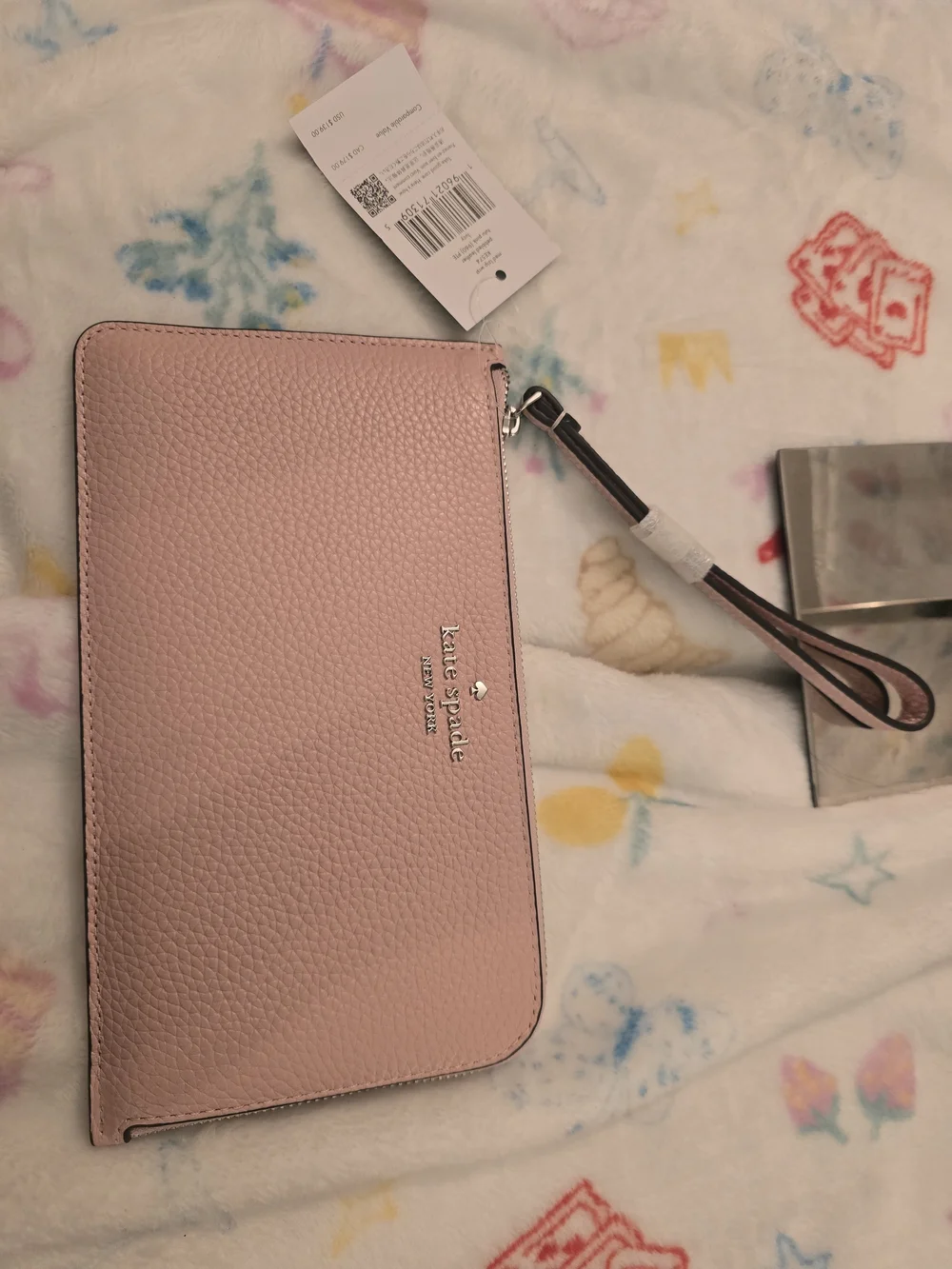 Kate Spade Medium Roulette Bag And L-zip Wristlet In Tutu Pink Combo
